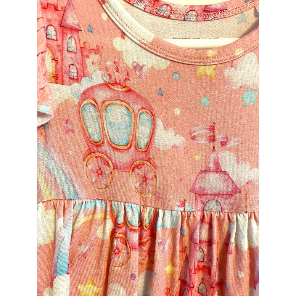 Posh Peanut Ruffled Cap Sleeve Twirl Skirt Size 18-24 Months - Picture 5 of 5
